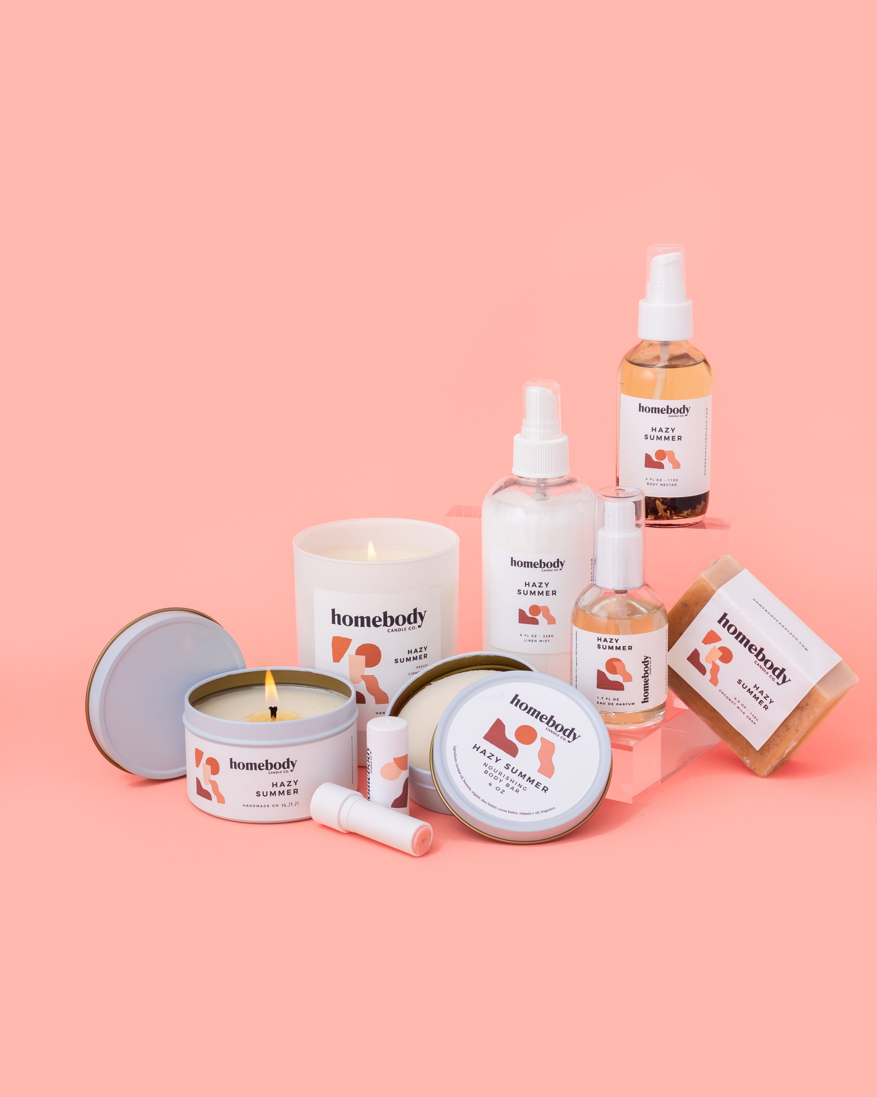 Homebody Candle Co Skincare bundle