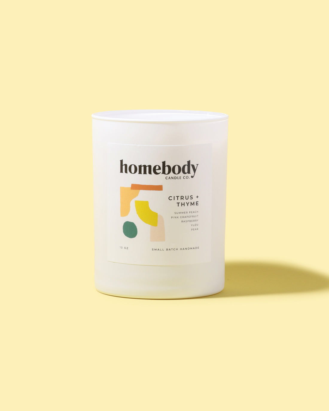 Citrus + Thyme burn + bloom candle Homebody Candle Co