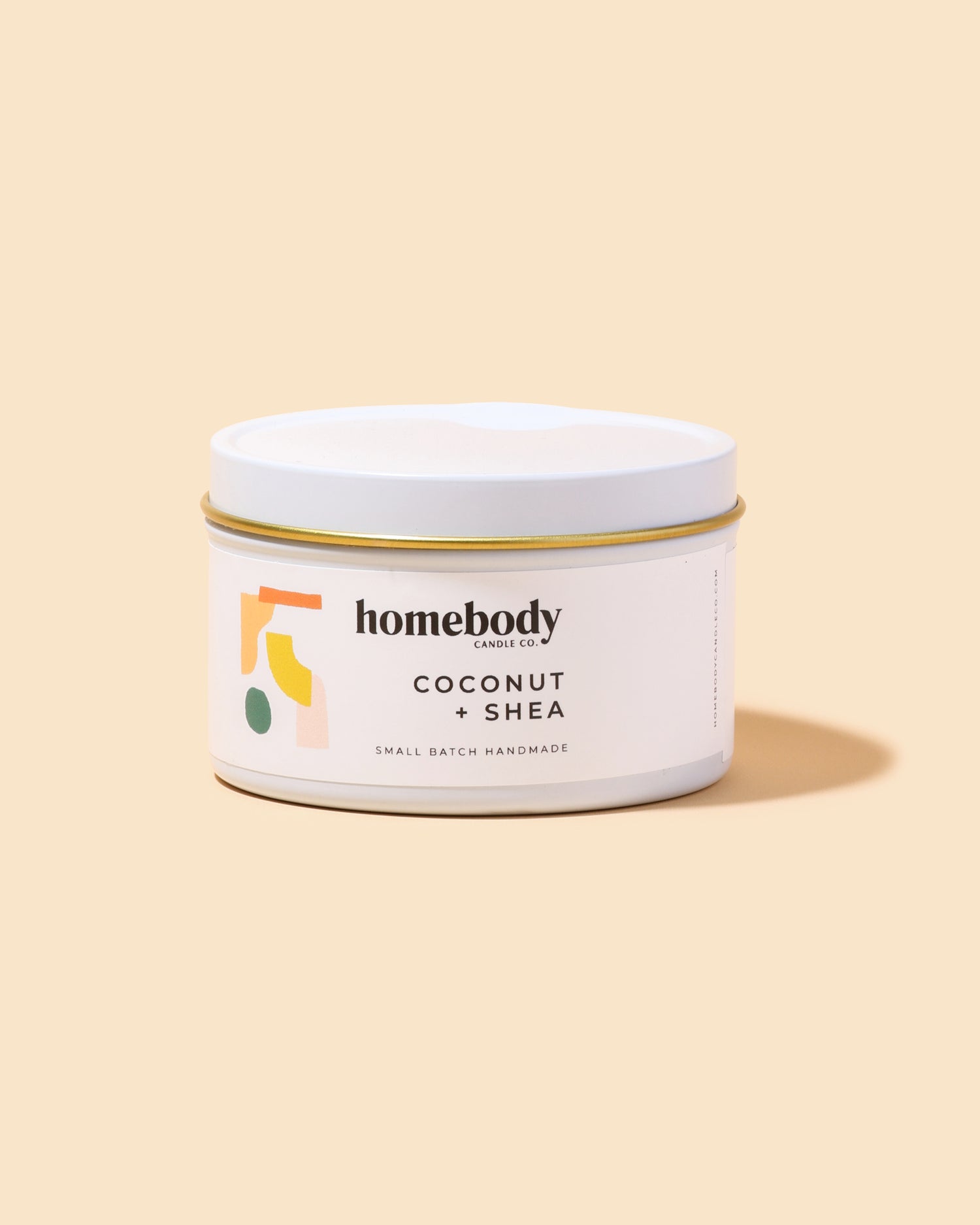Coconut + Shea candle tin Homebody Candle Co