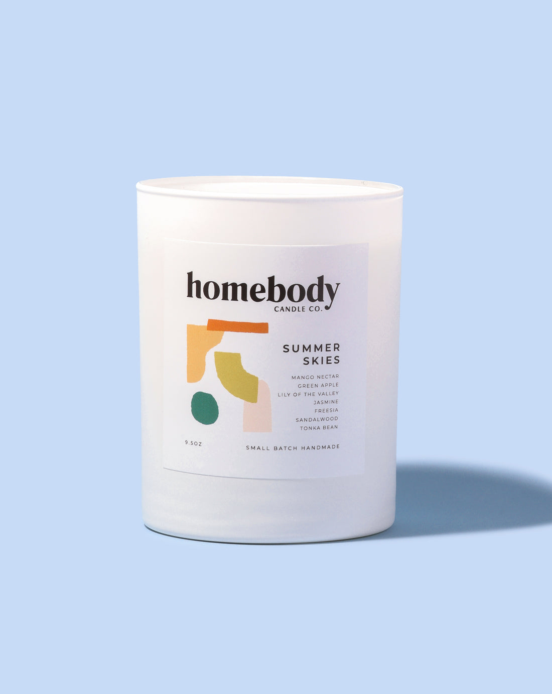 Summer Skies burn + bloom candle Homebody Candle Co